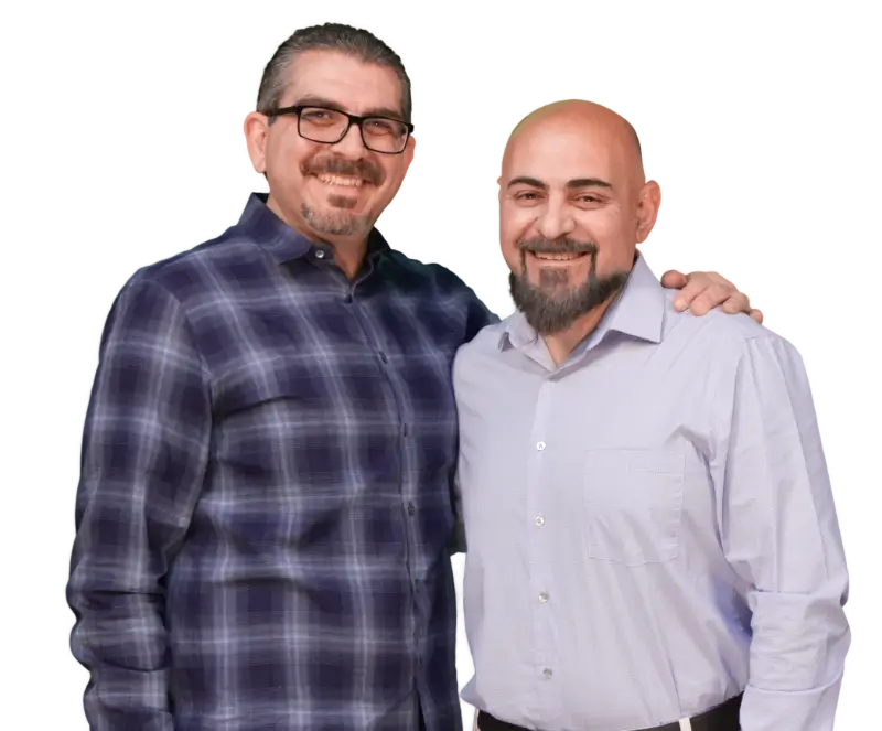 George and Arthur, Xentric Solutions co-founders