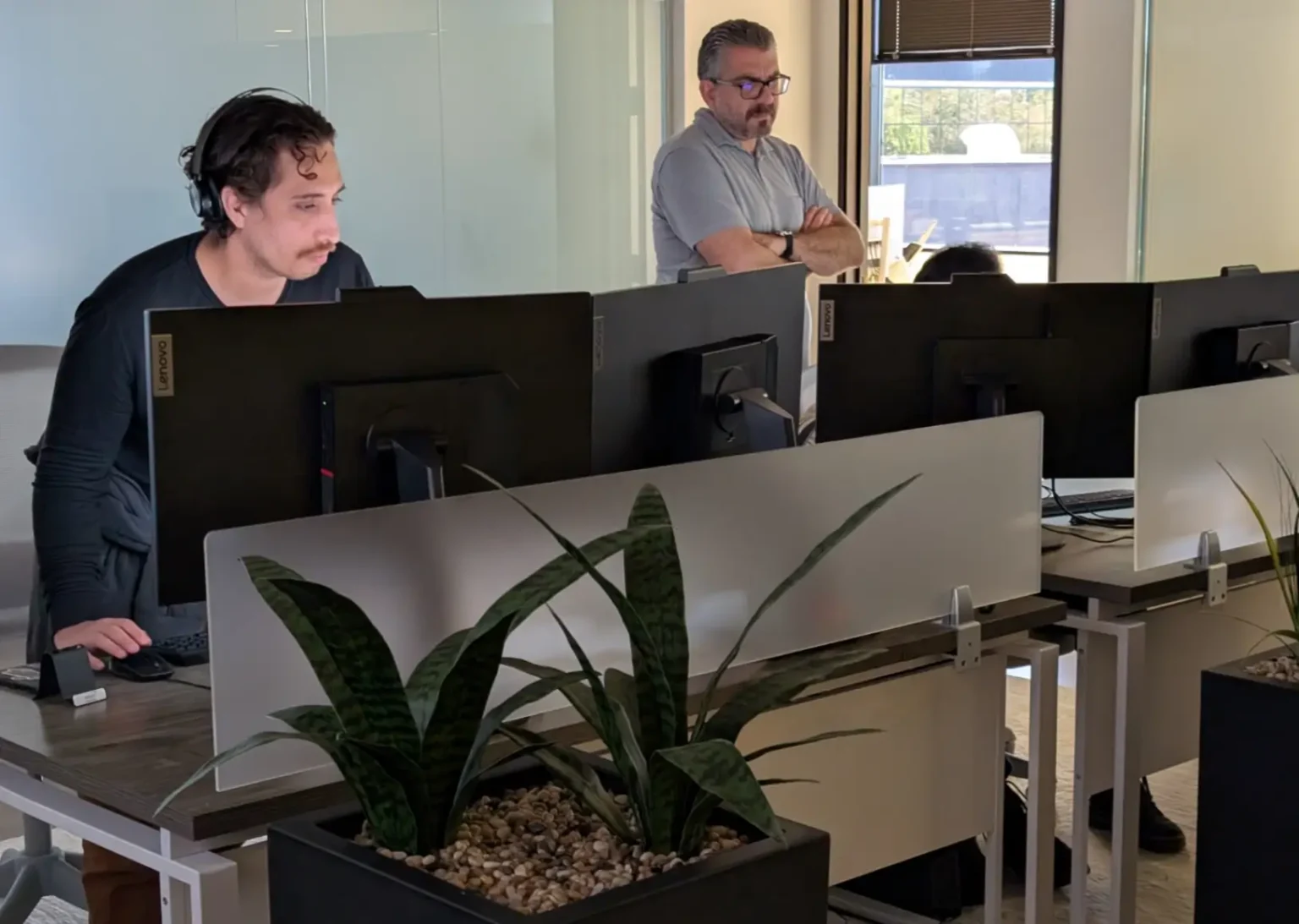 Xentric team collaborating